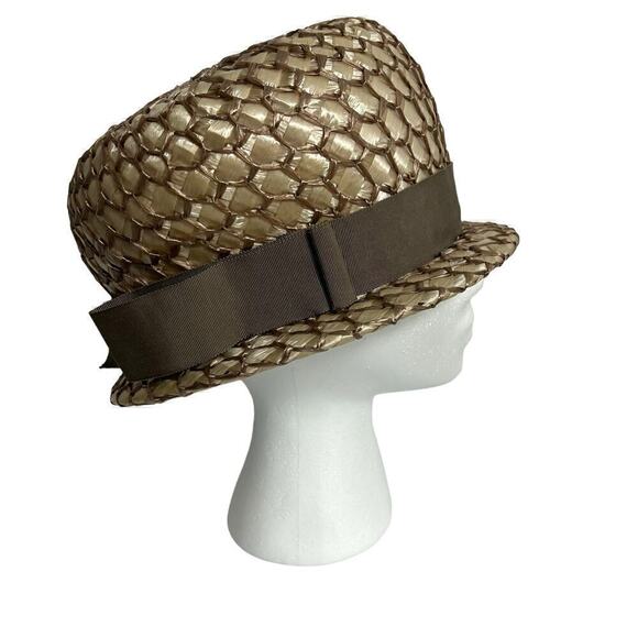 Vintage Union Made Hat Crusher Church Hat Circa 1940\'s. main image 13
